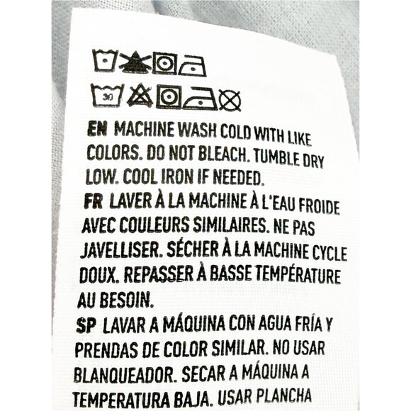 AE Lace Button-Up Cami Tank Top in Blue M - Picture 11 of 12